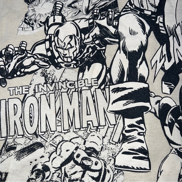 Solar Flare Marvel Comics Group Mens M Beige Graphic Print T Shirt Crew Neck - Picture 5 of 11